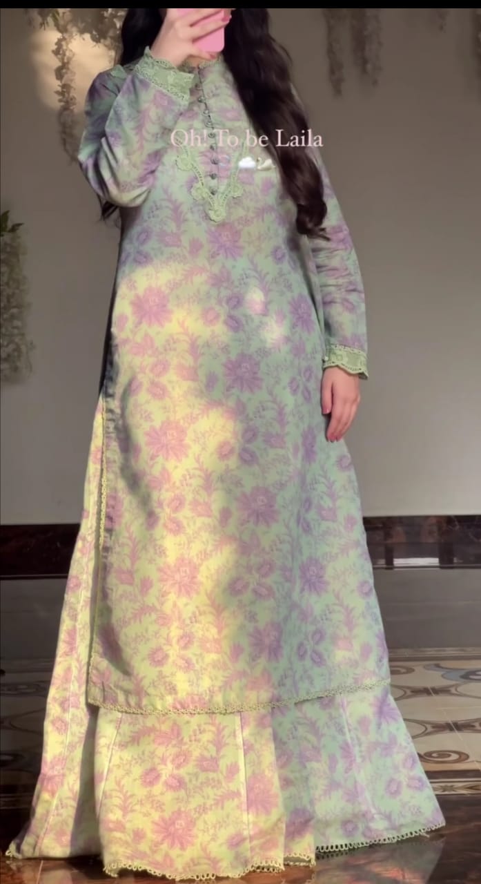 3 PCs heavy sequence embroidery