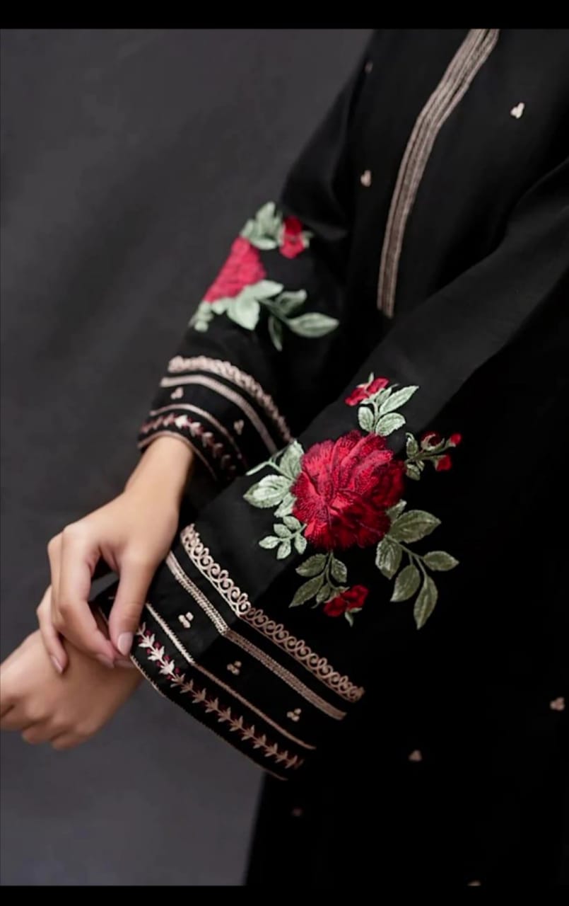 Embroidered 3pc suit