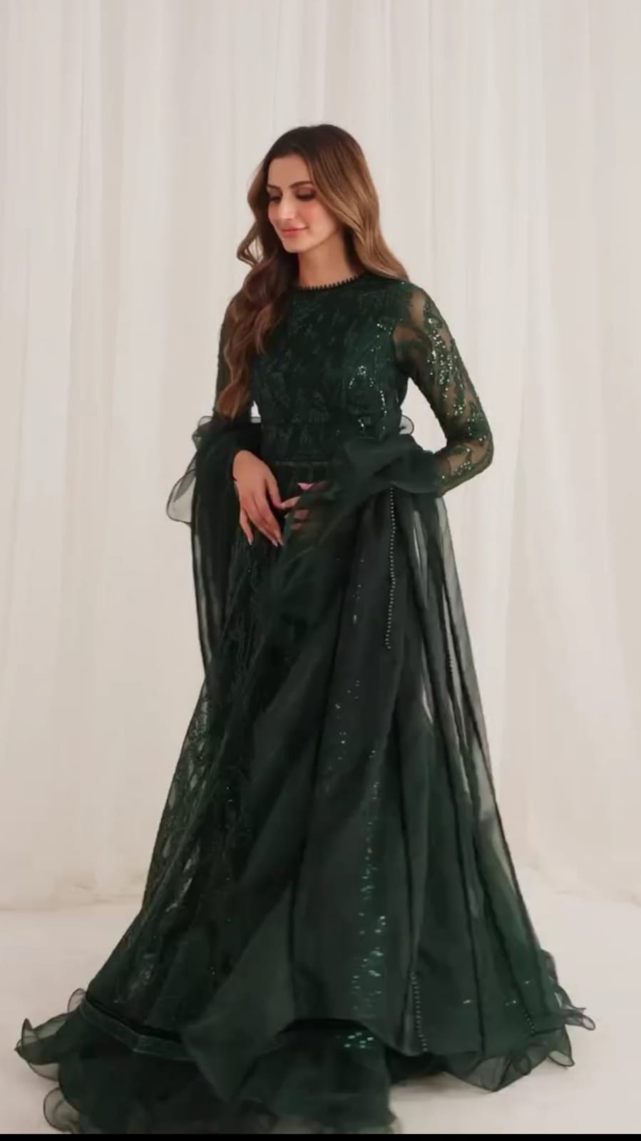 Heavy Embroidered 3 pc Elegent suit for Formal Wear