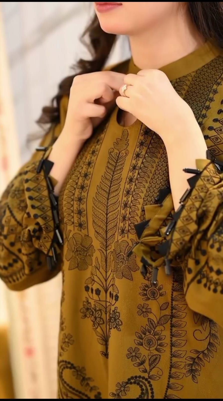 Embroidered fancy 3 pc suit