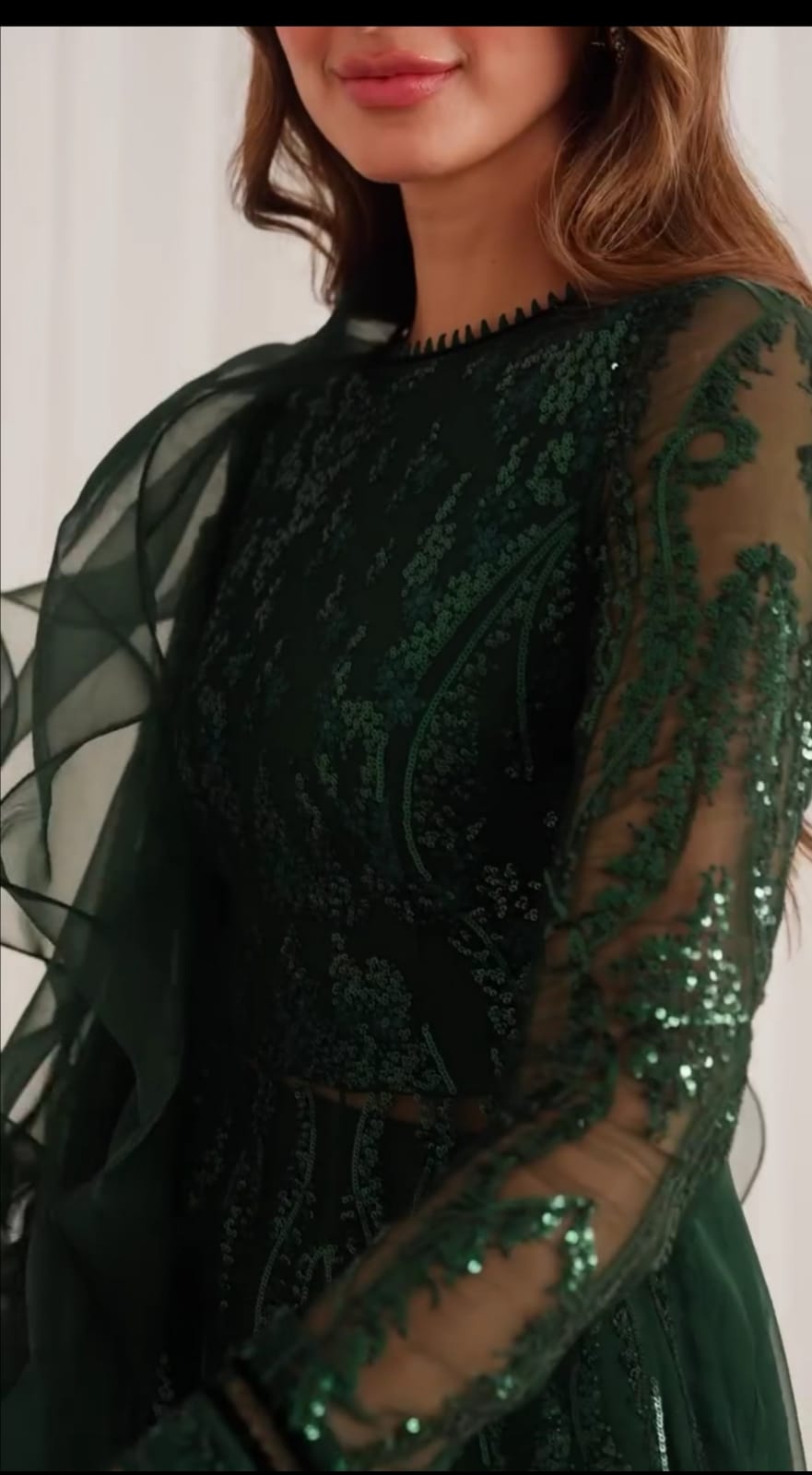 Heavy Embroidered 3 pc Elegent suit for Formal Wear