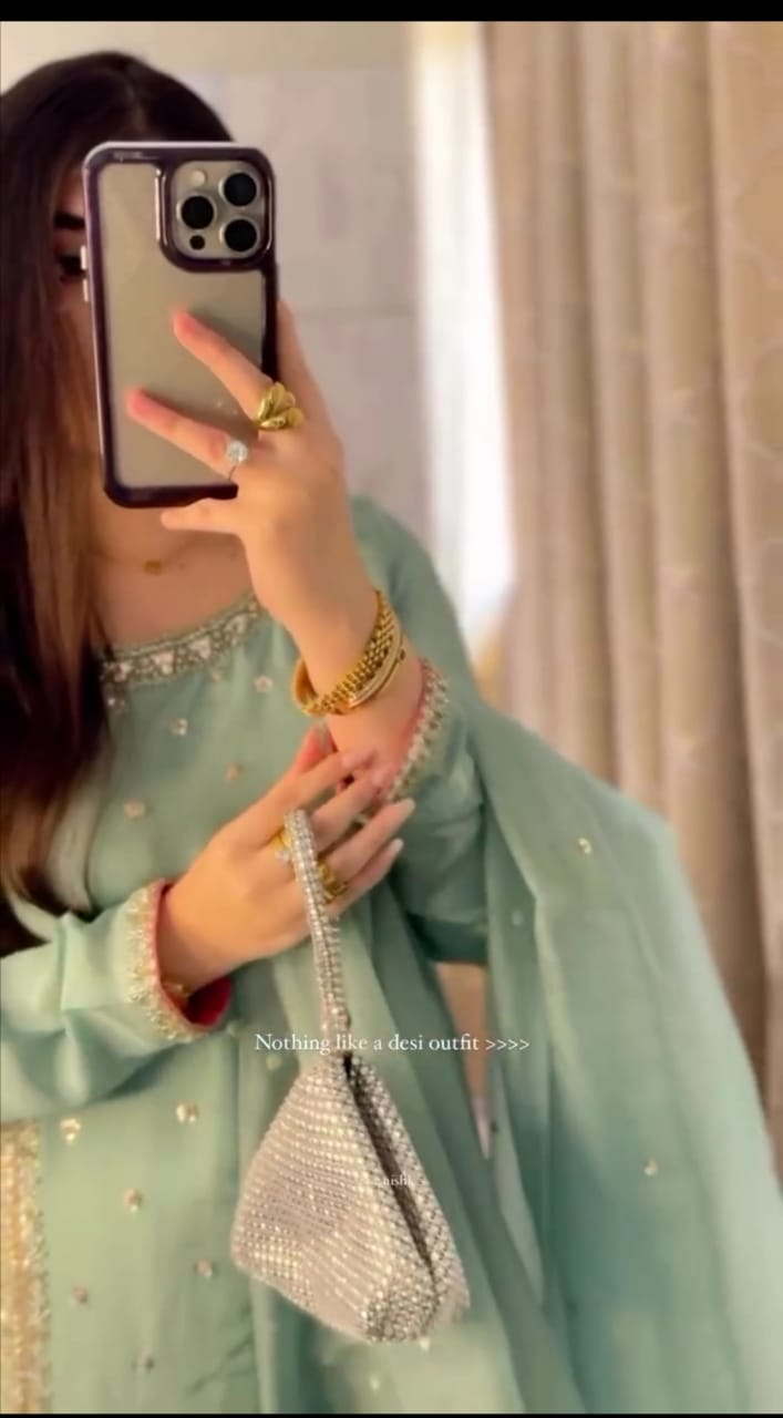 Heavy Embroidered 3pc suit