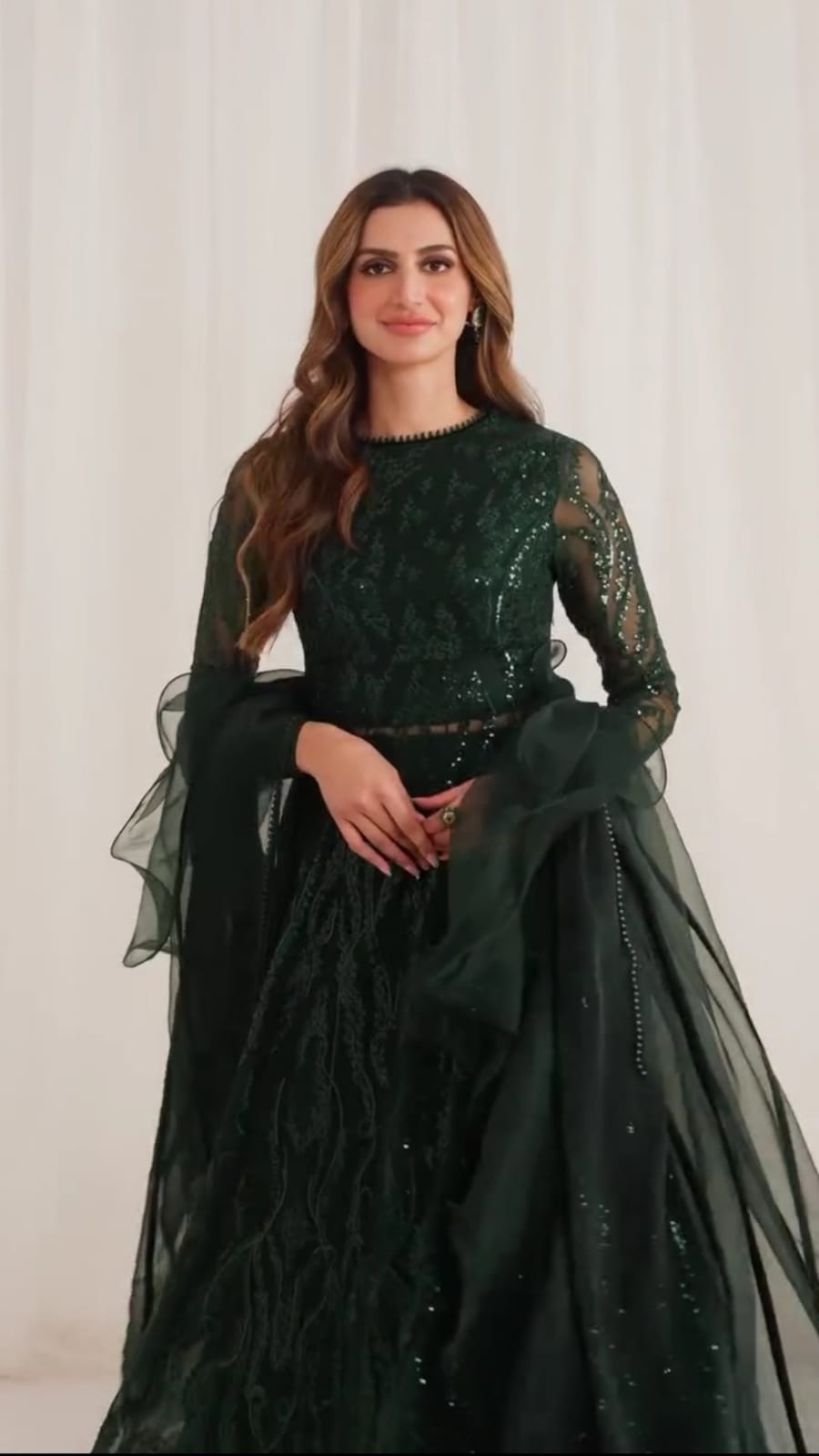 Heavy Embroidered 3 pc Elegent suit for Formal Wear