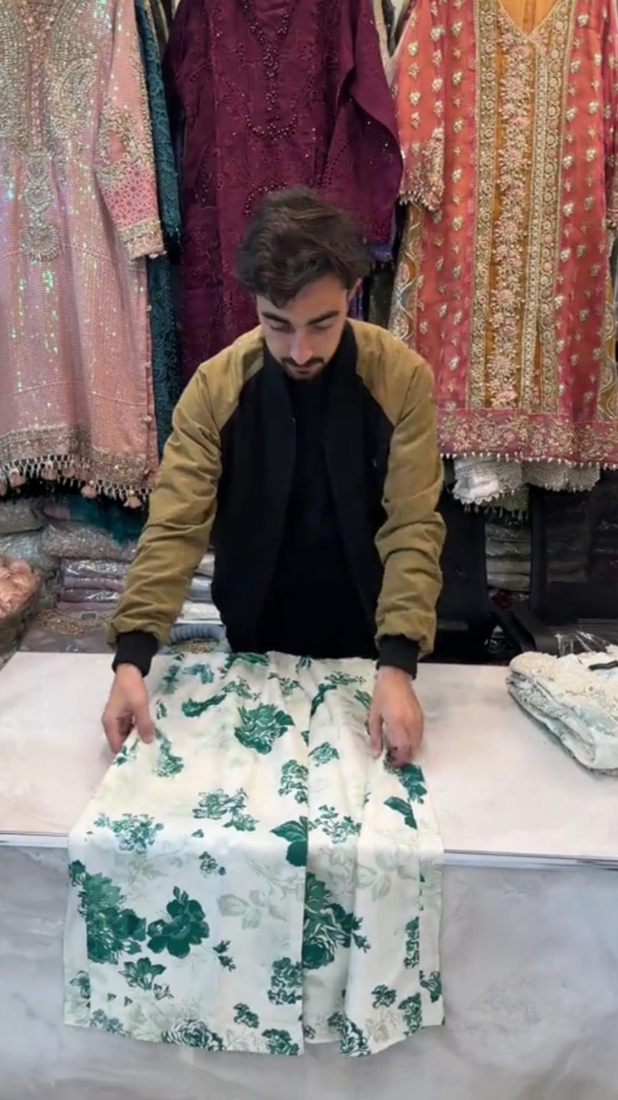 Classic Charm Beautiful  Embroidered Suit Set